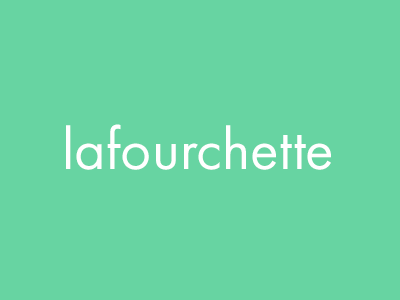 Lafourchette - Redesign art director design experimental fork lafourchette logo new version project redesign webdesign website