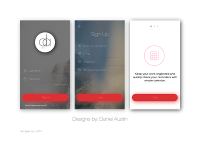 Daily UI: 001 "Sign Up"