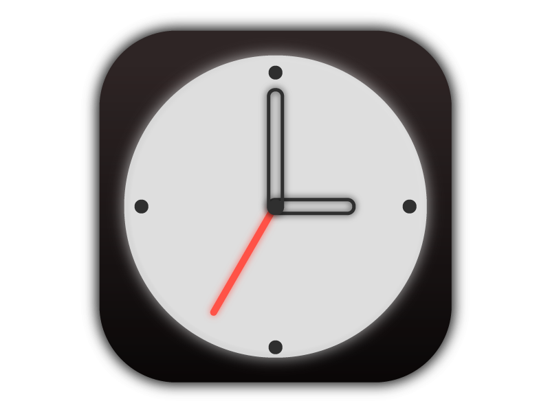 Clock.app for iOS by Daniel Austin on Dribbble