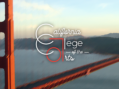 California College of the Arts art school california golden gate bridge interaction design red san francisco