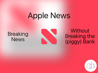 Apple News Ad apple apple news bank design ios ios 10 iphone news pink white