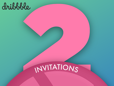 (2) Dribbble Invites competition contest dribbble invitations invites
