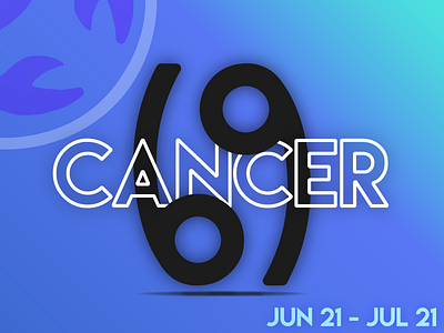 CANCER blue cancer crab water zodiac