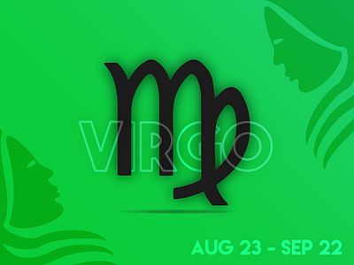 VIRGO earth gradient green maiden virgo women