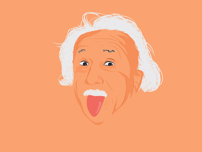 Einstein potrait portrait vectorart