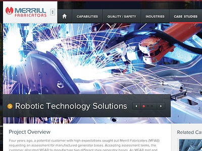 Merrill Case Study case study robotics slideshow welders