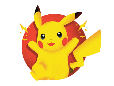 Pikachu illustration vector