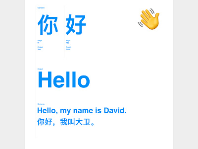 Language Card