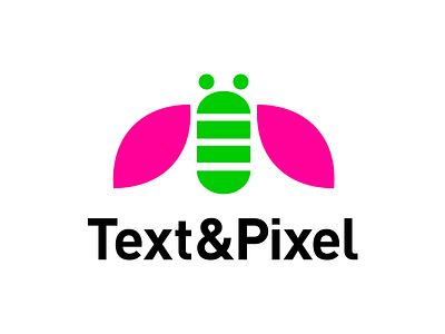 Text&Pixel bee branding colour din ff din font hive identity logo typography
