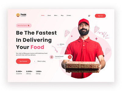 Food Delivery Landing Page