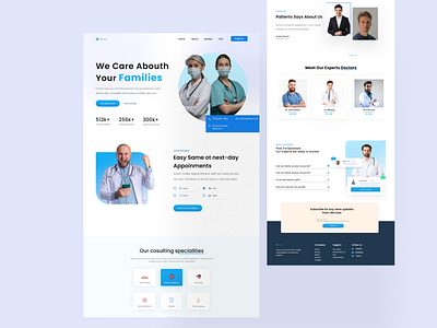 Medical Website Landing Page