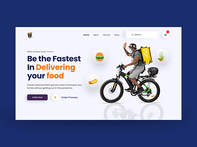 Food Delivery Landing Page burger chef app delivery app eat eating food and drink food app food delivery food delivery landing page food delivery service food order landing page pizza app recipe app restaurant app ui ui design uiux web design website