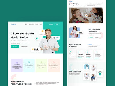 Dental Health Care Landing Page