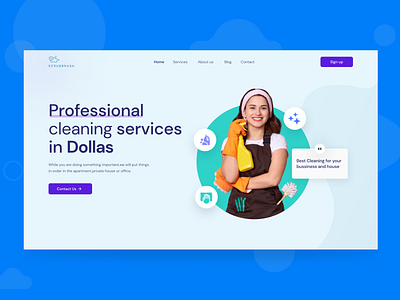 Cleaning Service Hero Section carpet cleaning cleaner cleaning cleaning app cleaning company cleaning landing page cleaning service cpdesign creativepeoples home cleaning house keeping landing page maid mop office cleaning trending ui web web design web ui