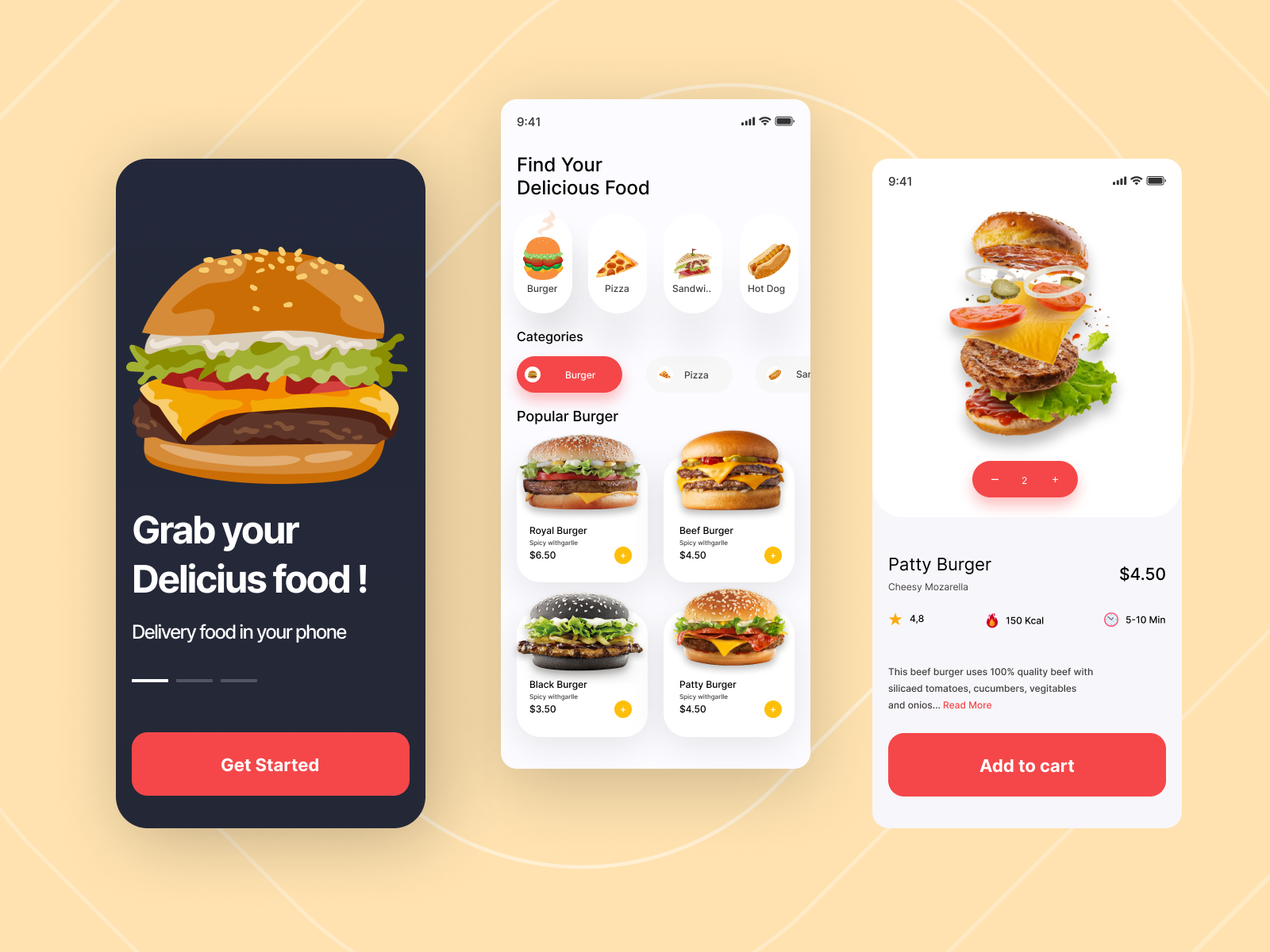 Food Delivery - Mobile App by Md Arman Sheikh on Dribbble