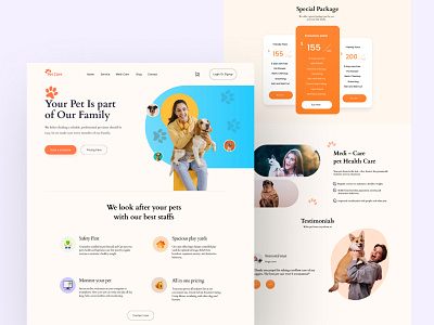 Petcare Landing Page