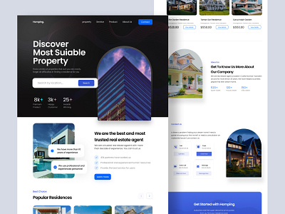 Homping-Real Estate landing Page