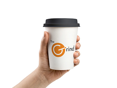 The Grind branding coffee logo minimal modern thirtylogos
