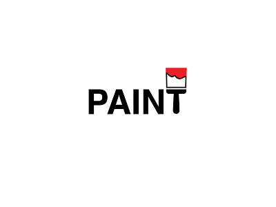 Paint branding logo minimal modern thirtylogos