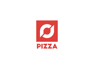 JJ Pizza branding logo minimal modern thirtylogos