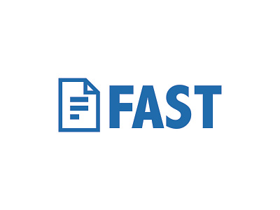 Fast branding logo minimal modern thirtylogos