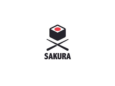 Sakura branding logo minimal modern thirtylogos