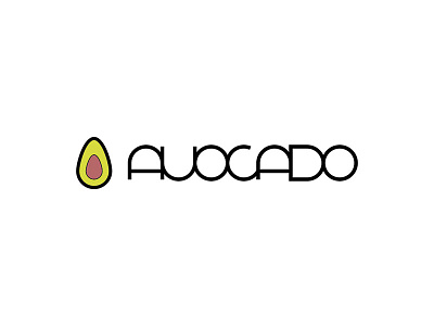 Avocado branding logo minimal modern thirtylogos