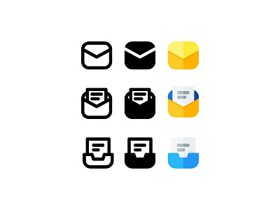 email icons