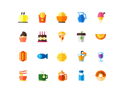 Food Icon branding design flat icon illustration ui website