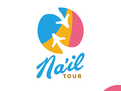 Nail Tour | Tour And Travel Logo design branding clean design flat graphic design icon illustration logo minimal website