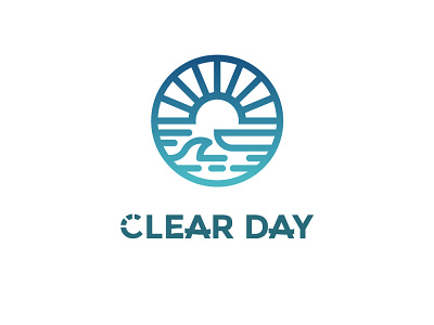 Clear day | Logo Design agent branding kayak kayak logo logo logo design logos sunset travel water