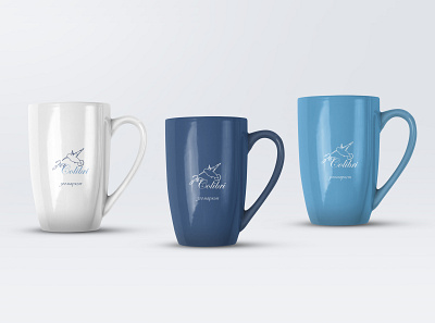 Mug Colibri branding design illustration mug mug design typography vector