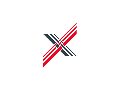 Textile Company Logo branding clothes corporate icon identity logo mark pattern shirt symbol textile wear x letter
