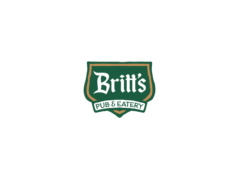 Britt S Pub Eatery Logo Design By Emin Gokceoglu On Dribbble