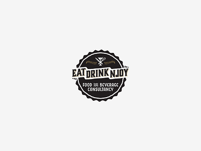 Eat Drink Njoy Logo Design