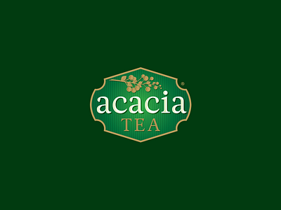 Tea acacia badge black drink export fruit import passion peach raspberry tea trade