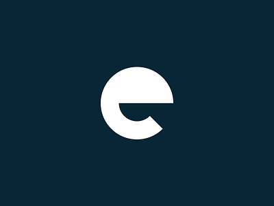 Personal Monogram brand e emin icon identity letter mark monogram symbol typography