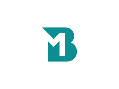 Machinery Production b bm design export import letter logo machine monogram symbol turkey