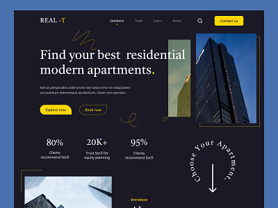 Real estate agency airbnb apartement app architecture building business home hotel house landingpage landlord property management realestate agnecy realestateui responsive tenant ui uxdesign web design