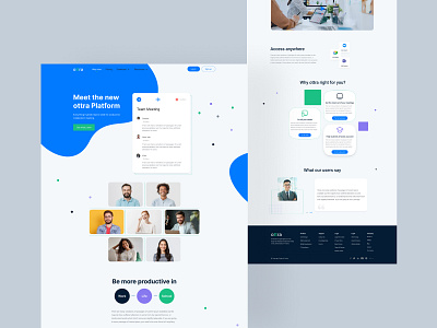 Meet up landing page