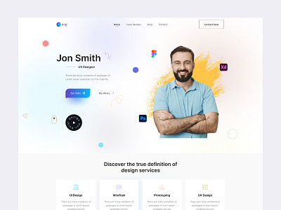 Portfolio creative design homepage landing page minimal personal portfolio portfolio portfolio landing page portfolio site portfolio template portfolio website ui ux web design website