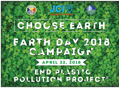 Earth Day 2018 Campaign Poster design illustration photoshop typography