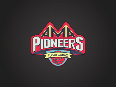 AMA Pioneers Basketball Team Logo basketball basketball logo branding design icon illustrator logo logo design photoshop vector