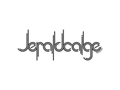 Jeraldcaige Typography branding design illustration illustrator logo logo design logotype typography vector