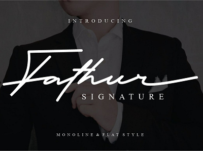 Fathur Signature autograph ballpoint branding brush calligraphy classy cursive display font hand crafted hand design handwriting luxury minimalist modern photography signature stylish typeface typography