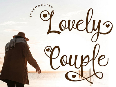 LOVELY COUPLE -  Romantic & Beautiful Handwriting Script Font