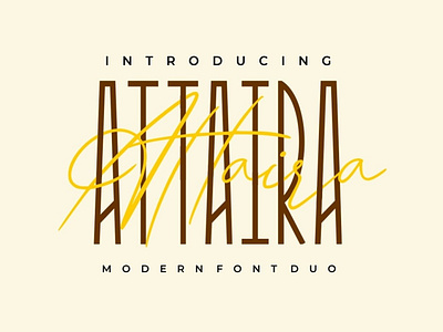 ATTARIA THE MODERN FONT DU0