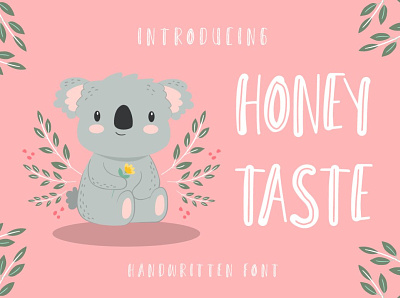 Honey Taste – A Playful & Fun 5 Display Font bold book cartoon children comic craft cutting decorative display doodle font fun funny handwriting joy kids lettering playful sans simple