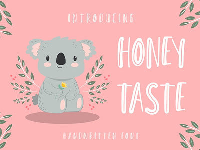 Honey Taste – A Playful & Fun 5 Display Font