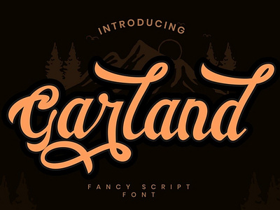 Garland - Modern Fancy Script